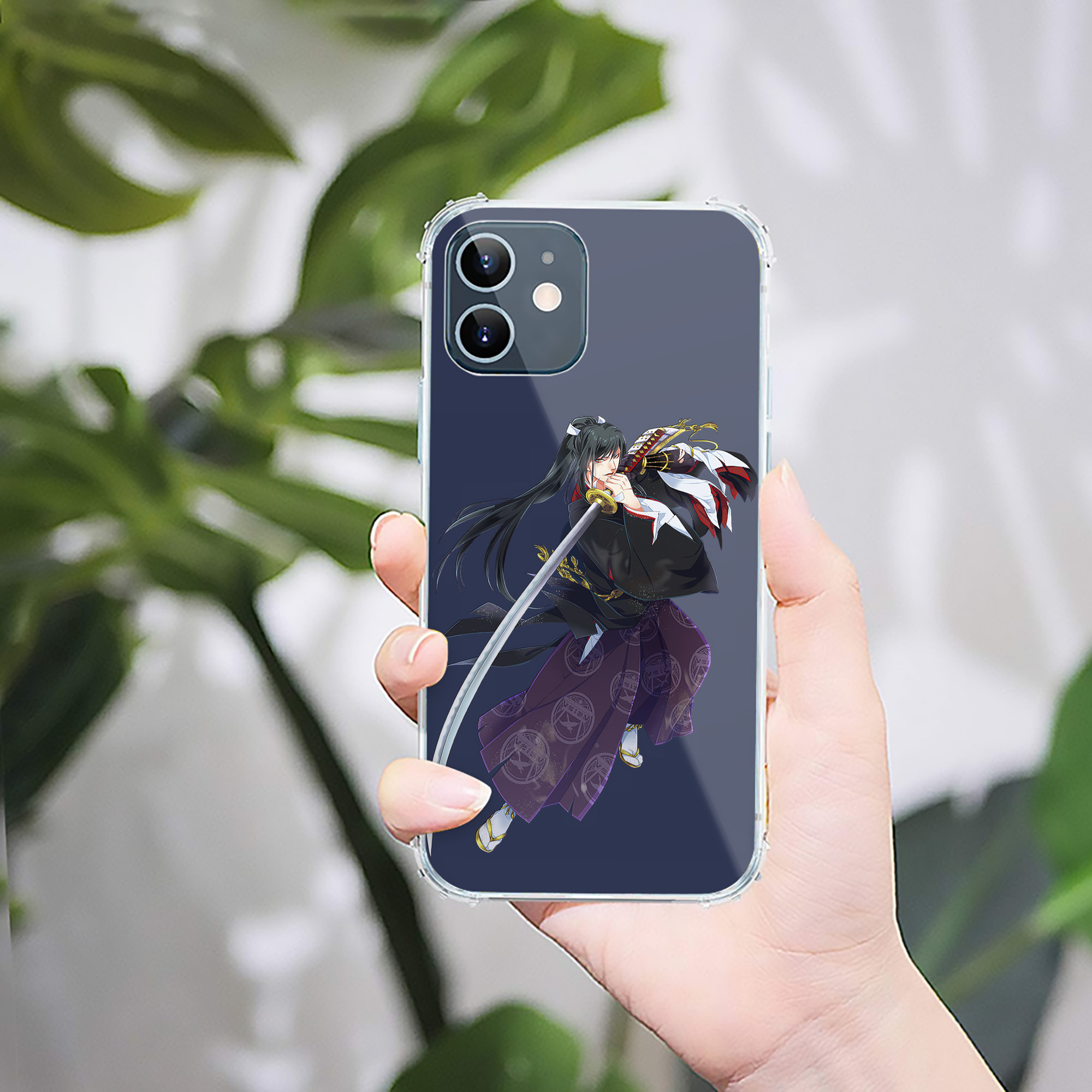 （画像用） 刀剣乱舞 Touken Ranbu 【iPhone 12シリーズ対応】透明スマホケース（クリアソフトケース）